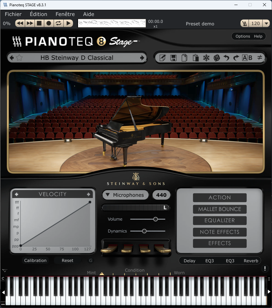 Capture Pianoteq Stage